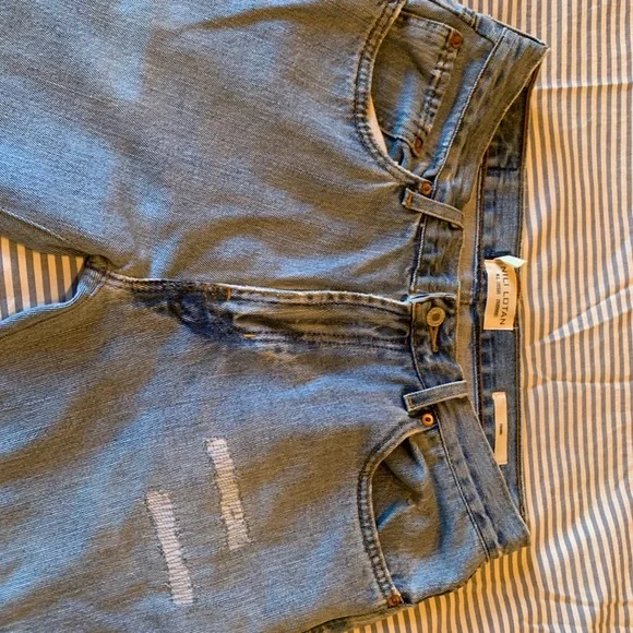 Nili Lotan Franki Boyfriend Jeans – Levi’s Reworked Denim – Size 26